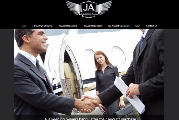 Web Design for Jet Advocates