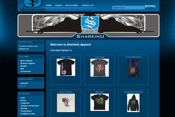 Web Design for SharkinU